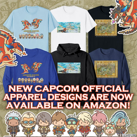 New Capcom Official apparel designs are now available on Amazon
